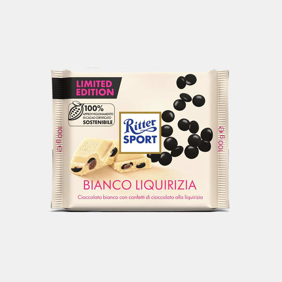 Ritter Sport Bianco liquirizia